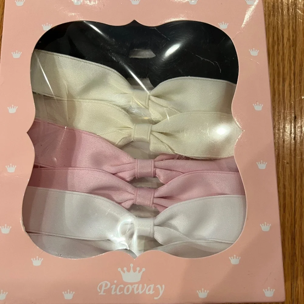 6 hair bows new